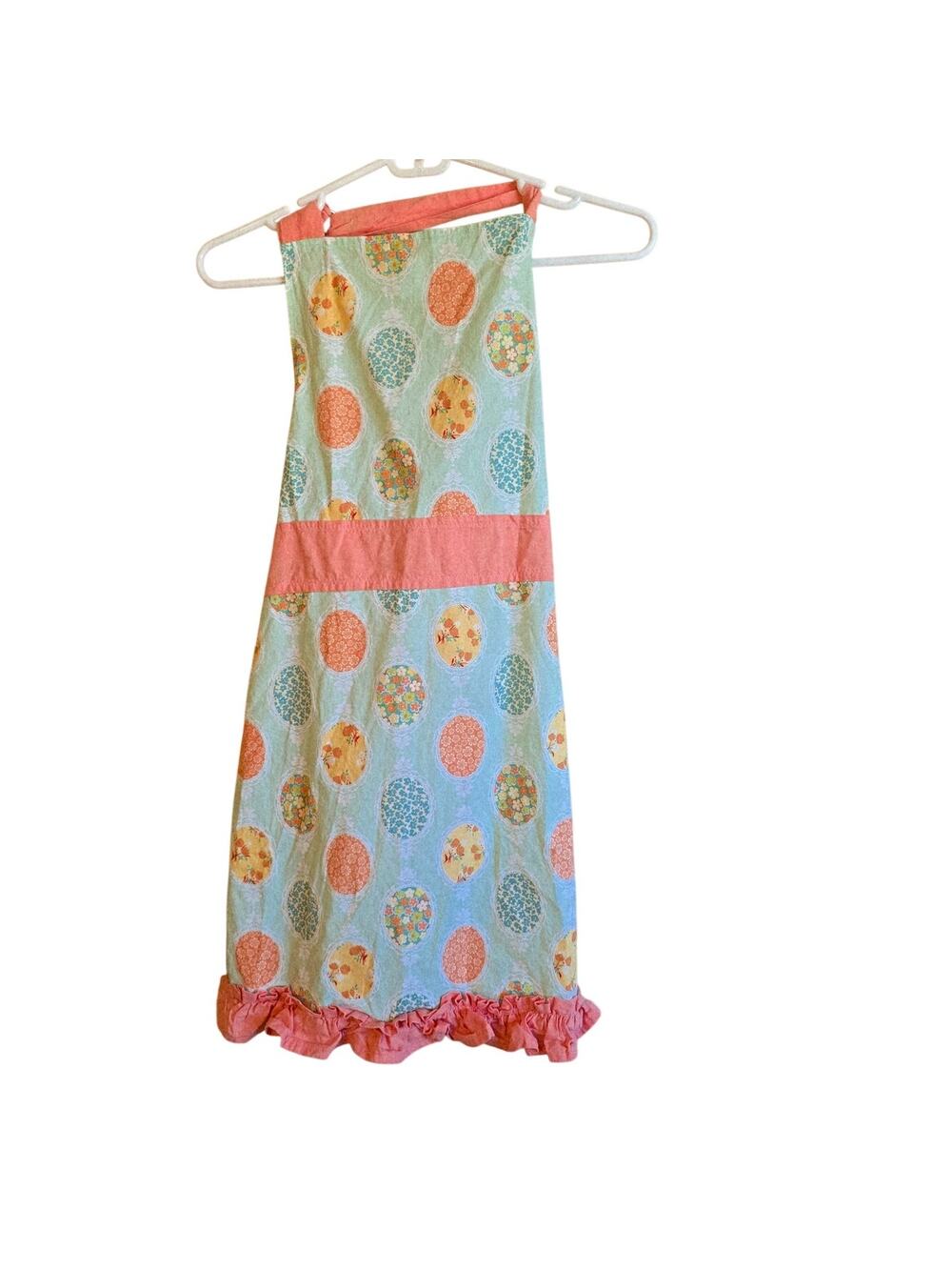 vintage floral apron